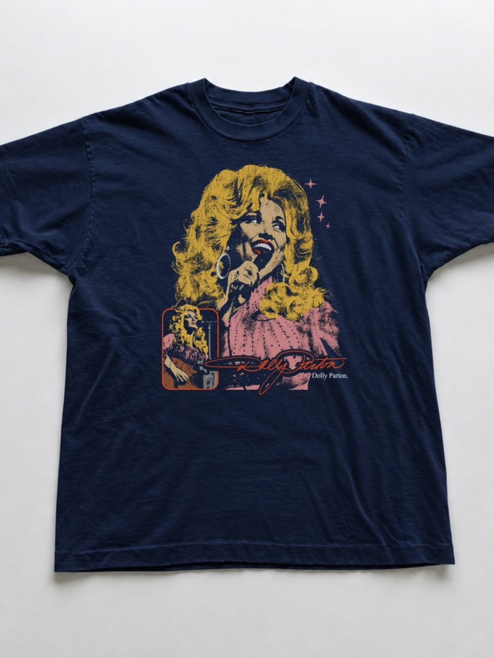 Dolly Parton Graphic Tee - Navy Kids Shirt